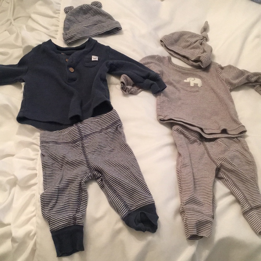 Bundle carters outfits with matching hats